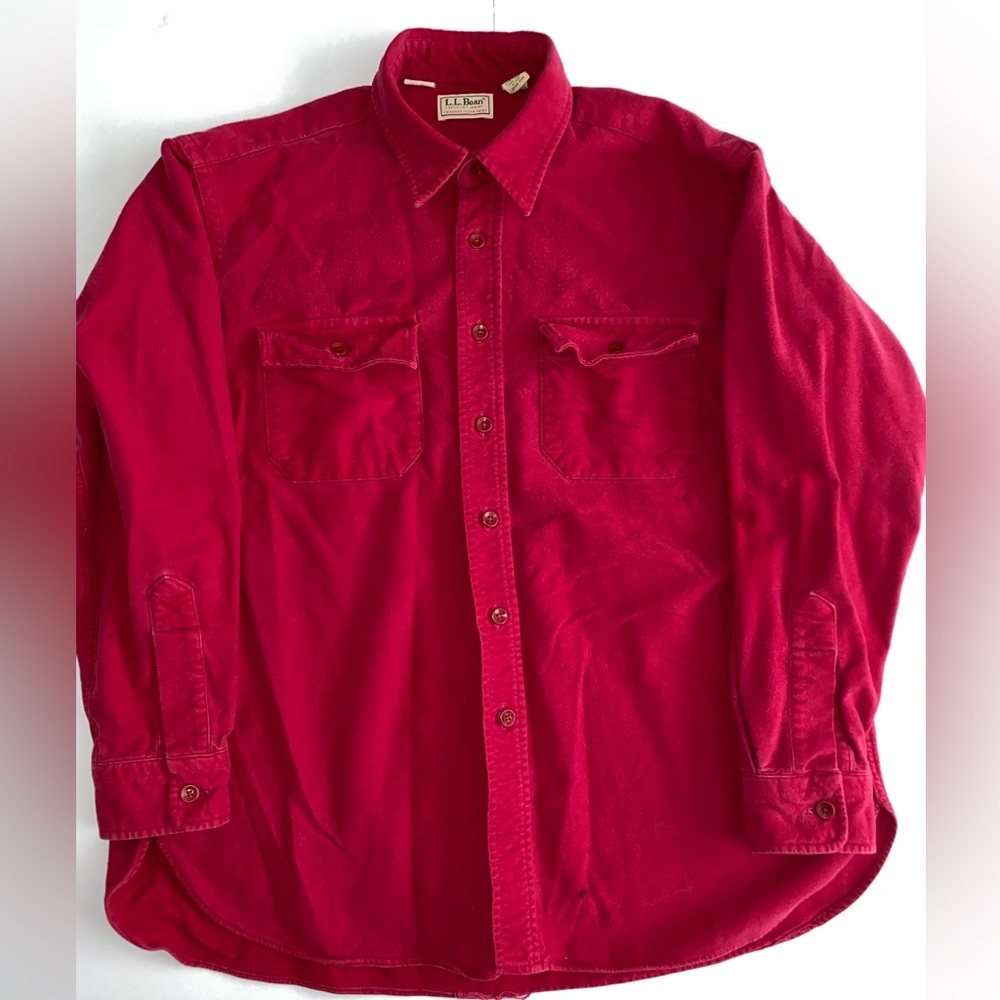 Mens LL Bean Longsleeve Button Up